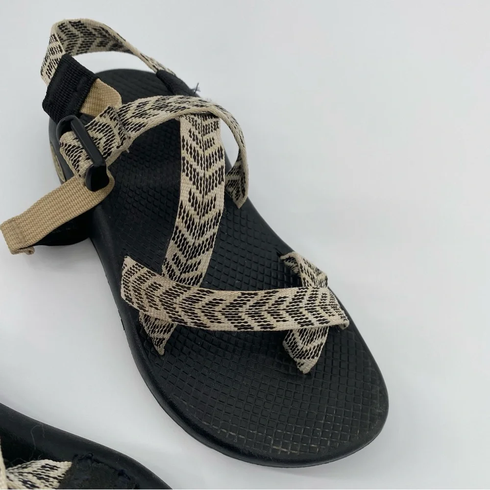 Chaco Z/Cloud X2 Sport Sandals Women’s Size 7 – Geometric Black Tan - Picture 4 of 6